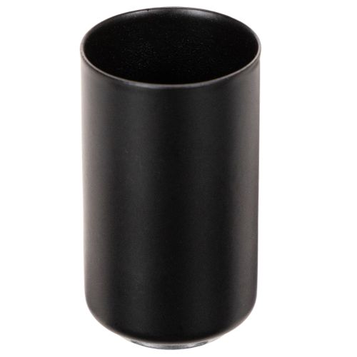 Porte-bougie magnétique rond, noir mat, pour bougies coniques de 25 mm, lot de 4 acheter | Floristik24.fr
