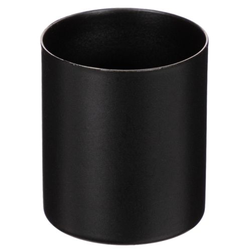 Set de 4 bougeoirs magnétiques en métal noir mat pour bougies de 3,4 cm acheter | Floristik24.fr
