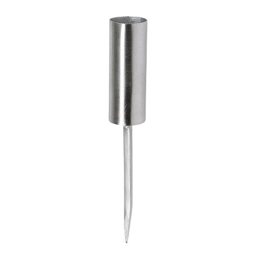 Article Bougeoir argent pour bougies bâtons 15cm 4 pcs