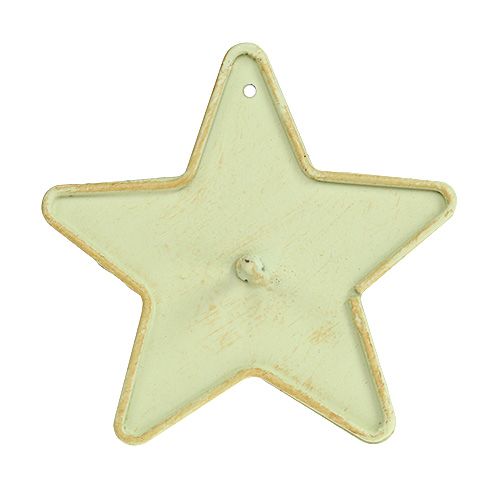 Floristik24 Bougeoir étoile à coller 9cm crème
