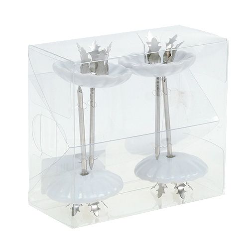 Article Bougeoir pour bougies d&#39;arbre Ø4cm H7cm 4pcs