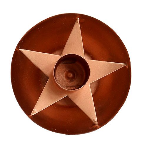 Floristik24 Chandelier pour bougie pointue cuivre Ø8cm H5cm