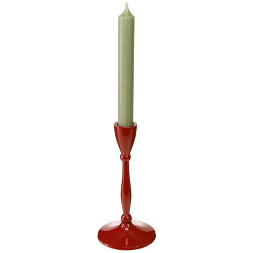 Article Bougeoir pour bougies coniques Bougeoir conique Rouge H17cm