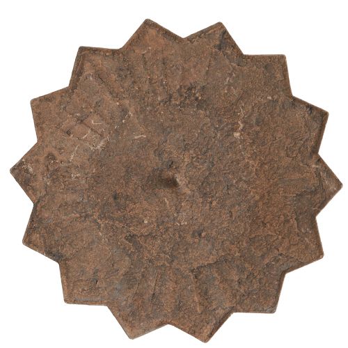 Article Bougeoir enfichable Ø11cm H8cm effet rouille 4pcs