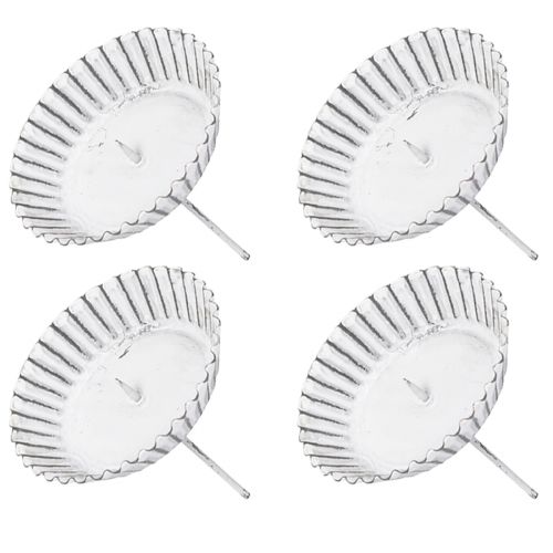 Article Bougeoir enfichable moule à gâteau blanc Ø10cm 4pcs