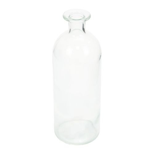 Article Bougeoir bouteilles décoratives mini vases verre transparent H19,5cm 6pcs