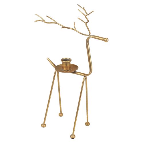 Floristik24 Bougeoir métal cerf bougeoir décoratif H38,5cm
