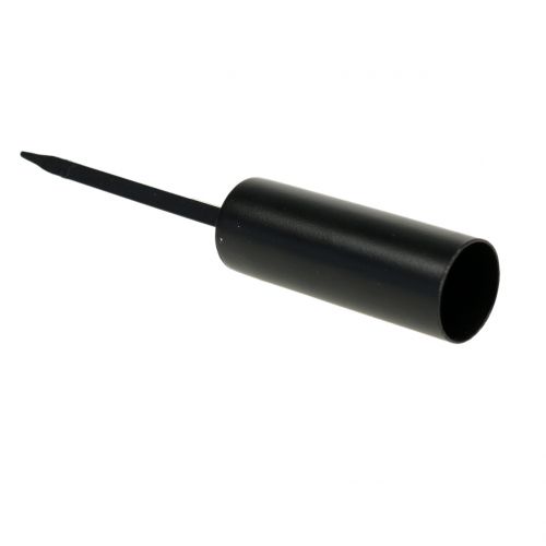 Article Bougeoir noir pour bougies bâtons 15cm 4pcs