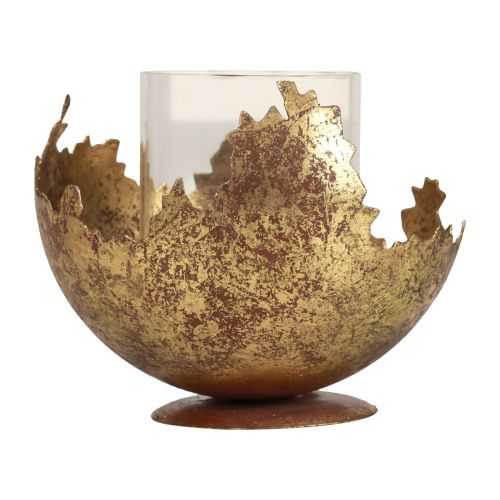 Floristik24 Décoration de table Lanterne de Noël métal antique 12cm Ø15cm