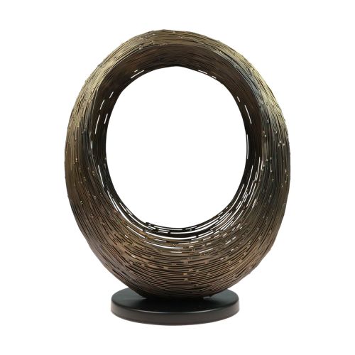 Floristik24 Bougeoir sculpture décorative en métal photophore H33,5 cm