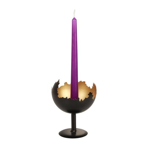 Floristik24 Décoration de table bougeoir Noël métal 15,5cm Ø12cm