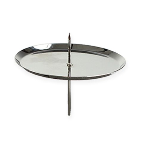 Article Bougeoir argent Ø10cm 4 pcs
