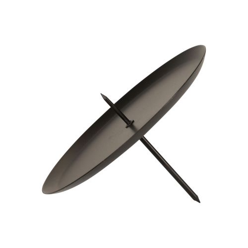 Article Bougeoir enfichable noir bougeoir mandrin Ø8cm 4pcs