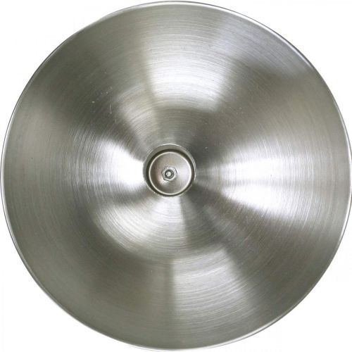 Article Bougeoir bougeoir argenté métal Ø15 H7.5cm