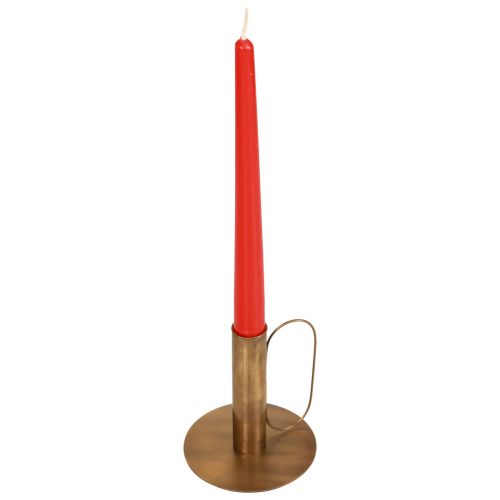 Article Bougeoir bougeoir en métal aspect laiton Ø8,5cm