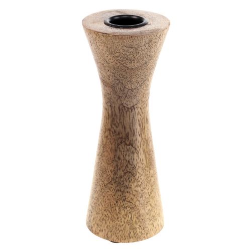 Floristik24 Bougeoir Bougeoir Moderne Bois Naturel Ø6cm H16cm