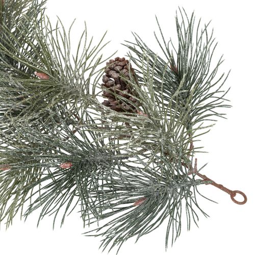 Guirlande de pin artificielle avec pommes de pin, 180 cm, vert et marron | Floristik24.fr