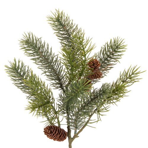 Branche de Noël artificielle avec pommes de pin 38 cm acheter | Floristik24.fr