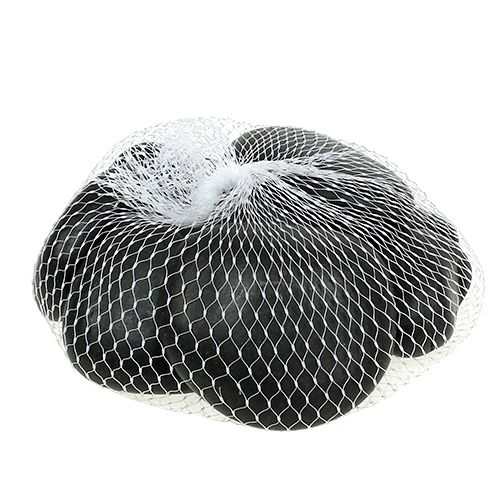 Floristik24 Galets noirs 4cm - 7cm 1kg