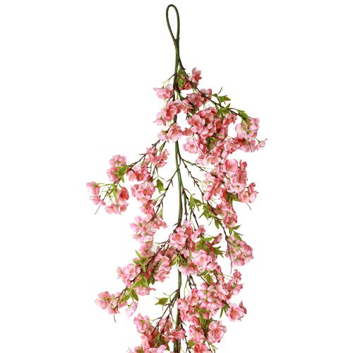 Floristik24 Guirlande de fleurs de cerisier à suspendre guirlande de fleurs artificielles rose 170cm