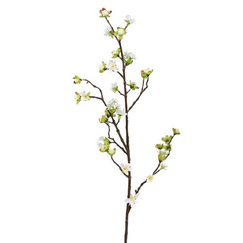 Article Branche de fleurs de cerisier blanc 95cm