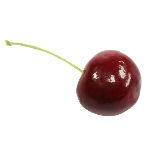 Floristik24 Cerises Ø2.5cm rouges 30p