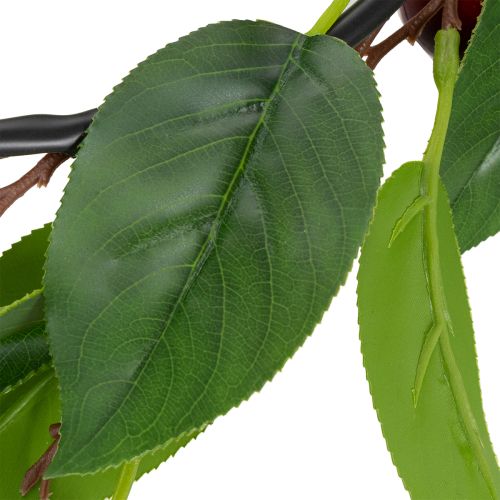 Article Guirlande artificielle de cerises. Idéale pour une décoration naturelle. Aspect floral. 160 cm.