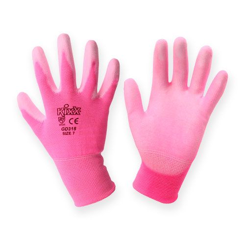 Article Gants de jardin Kixx taille 7 rose, rose