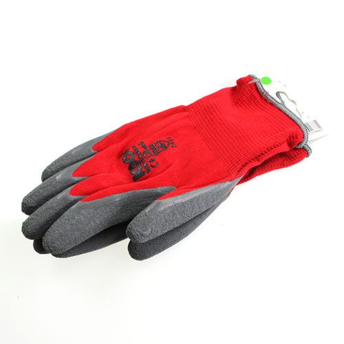 Article Gants de jardin en nylon Kixx taille 11 rouge, gris