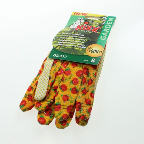 Floristik24 Gants de jardinage Kixx motif fruits taille 8