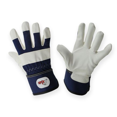 Gants pour enfants Kixx taille 6 bleu, blanc