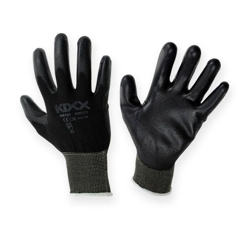 Floristik24 Gants de jardin en nylon Kixx taille 10 noir