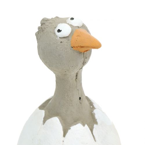 Floristik24 Figurine décorative poussin dans un œuf H. 16,5 cm 3 p.