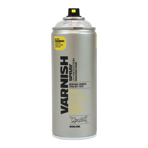 Floristik24 Vernis transparent en spray, protection UV, vernis brillant transparent Montana 400ml