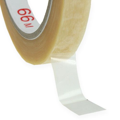 Ruban adhésif 12mm x 66m PVC neutre 12pcs