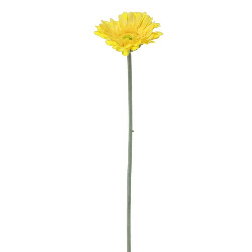 Floristik24 Fleurs artificielles Gerbera jaune 45cm