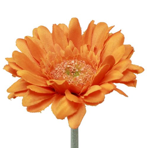Floristik24 Fleurs artificielles Gerbera Orange 45cm