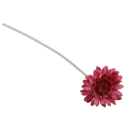 Floristik24 Fleurs artificielles Gerbera Rose 45cm