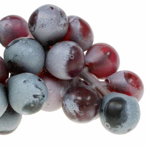 Floristik24 Mini Raisins Artificiels Bordeaux 9cm
