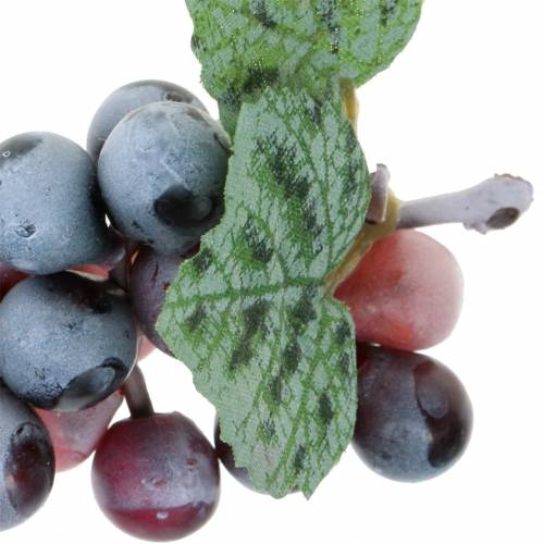 Floristik24 Mini Raisins Artificiels Bordeaux 9cm