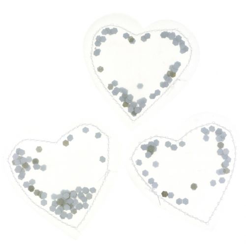 Floristik24 Confettis coeur 5cm 24pcs