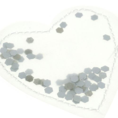 Article Confettis coeur 5cm 24pcs