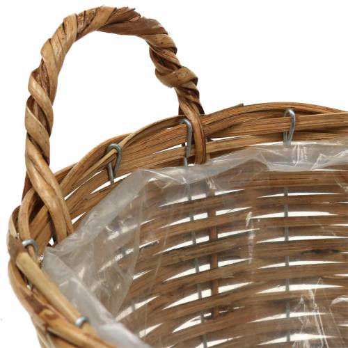 Article Panier panier osier avec anses Ø30cm hauteur 22cm pour plantation