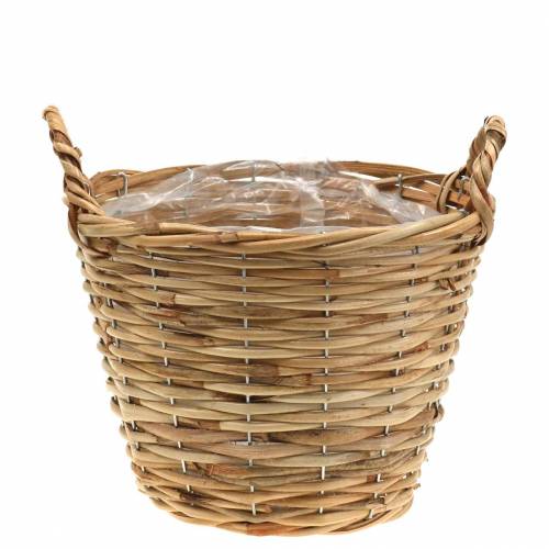 Panier panier osier Ø25cm haut panier fleuri 20cm pour plantation