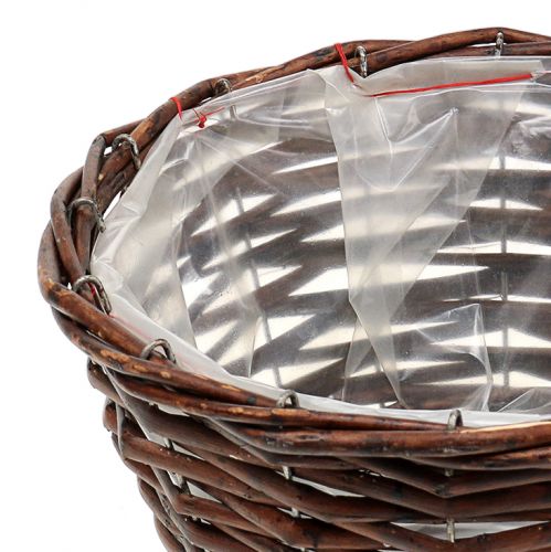 Floristik24 Panier rond pour planter la nature Ø25cm