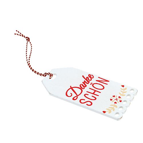 Floristik24 Cordelette blanc-rouge 1 mm 25 m