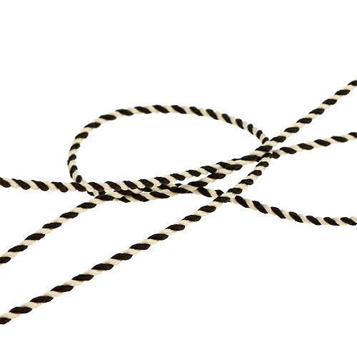 Article Cordelette blanc-brun 1 mm 25 m