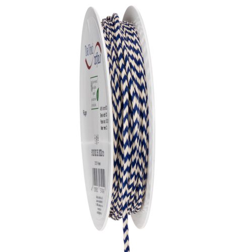 Ruban/cordon rayé pour cadeaux, idéal pour la décoration créative, 3 mm d'épaisseur, 20 m de long. acheter | Floristik24.fr