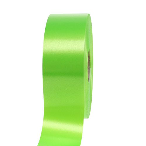 Ruban à friser 50mm vert anis 100m