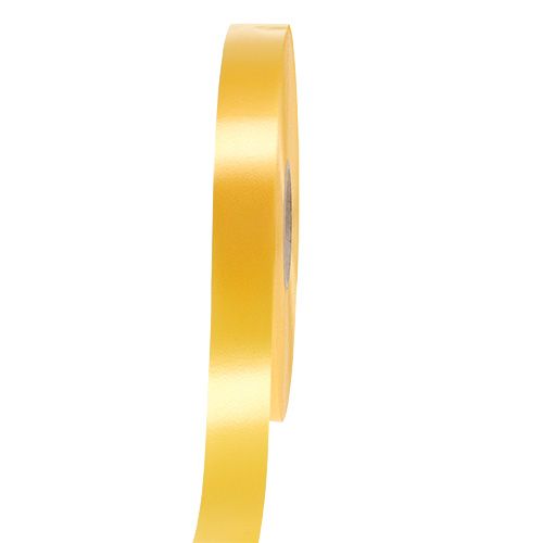 Ruban à friser jaune 19mm 100m